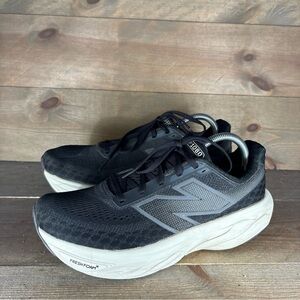 new balance 1080 v14 womens size 10 shoes black athletic running sneakers